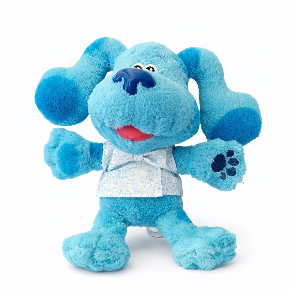 Blue Plush Dog Toy